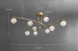 Crystal Ball Copper Ceiling Light – Series 694•	“Sparkle in Every Sphere”
	•	“Where Brass Meets Brilliance”
	•	“A Glow of Modern Elegance”
	•	“Shimmer. Style. Sophistication.”