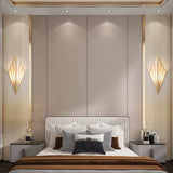 Led vanity bedroom hallway Wall Lamp with 1 light source and a lighting area of 3 to 5 square meters. The shade direction is designed to give an indirect light, with most of the light focused to aim up.