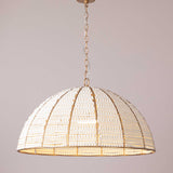Minimal & Modern
Sevrin Beaded Pendant – White Gold Finish