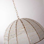 Minimal & Modern
Sevrin Beaded Pendant – White Gold Finish