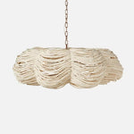 Refined & Descriptive
	•	Made Goods Kira 42” White Wood Beaded Clover Chandelier