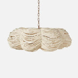 Refined & Descriptive
	•	Made Goods Kira 42” White Wood Beaded Clover Chandelier