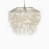 Teardrop Capiz Chandelier