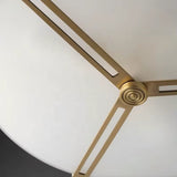 Triangular Frame Glass Ceiling Lamp