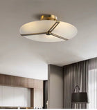 Triangular Frame Glass Ceiling Lamp