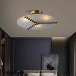 Triangular Frame Glass Ceiling Lamp
