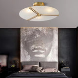 Triangular Frame Glass Ceiling Lamp