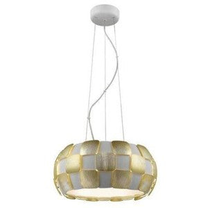 Access Lighting Modern/Contemporary Geometric LED Pendant Light White with Gold