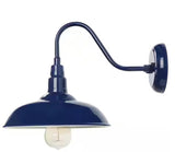 Top Rated Lora 1-Light Blue Outdoor Wall Barn Light Sconce