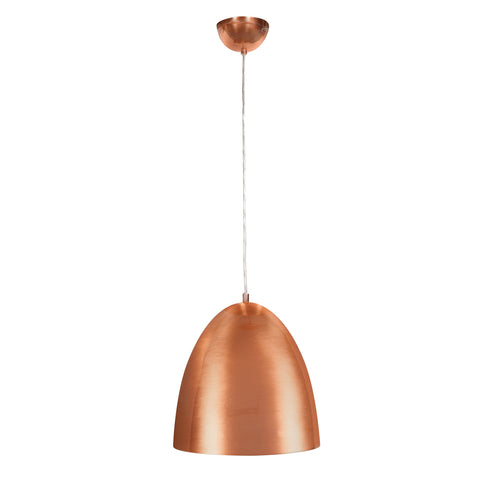 Essence 1 Light 12 inch Brushed Copper Pendant Ceiling Light