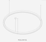 Led Circle lamp PH-CL-01611-SL