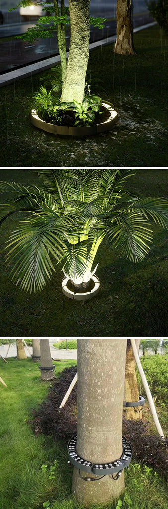 The LED Landscape Circle Tree Light is perfect for enhancing landscapi ...