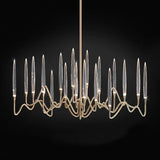 Chandelier E12 Gold crystal Chandeliers led Ceiling Pendant