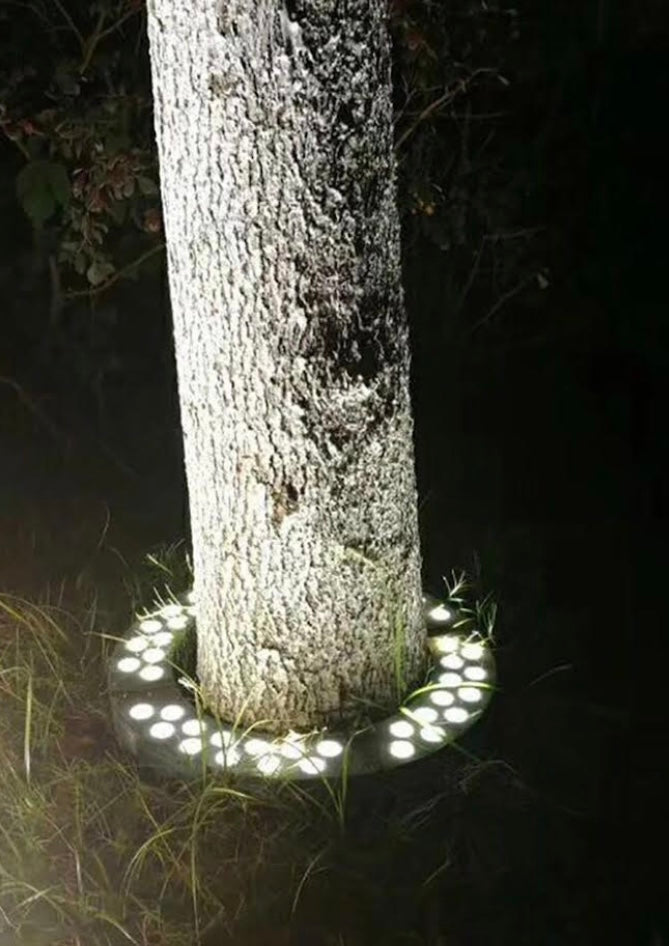 The LED Landscape Circle Tree Light is perfect for enhancing landscapi ...
